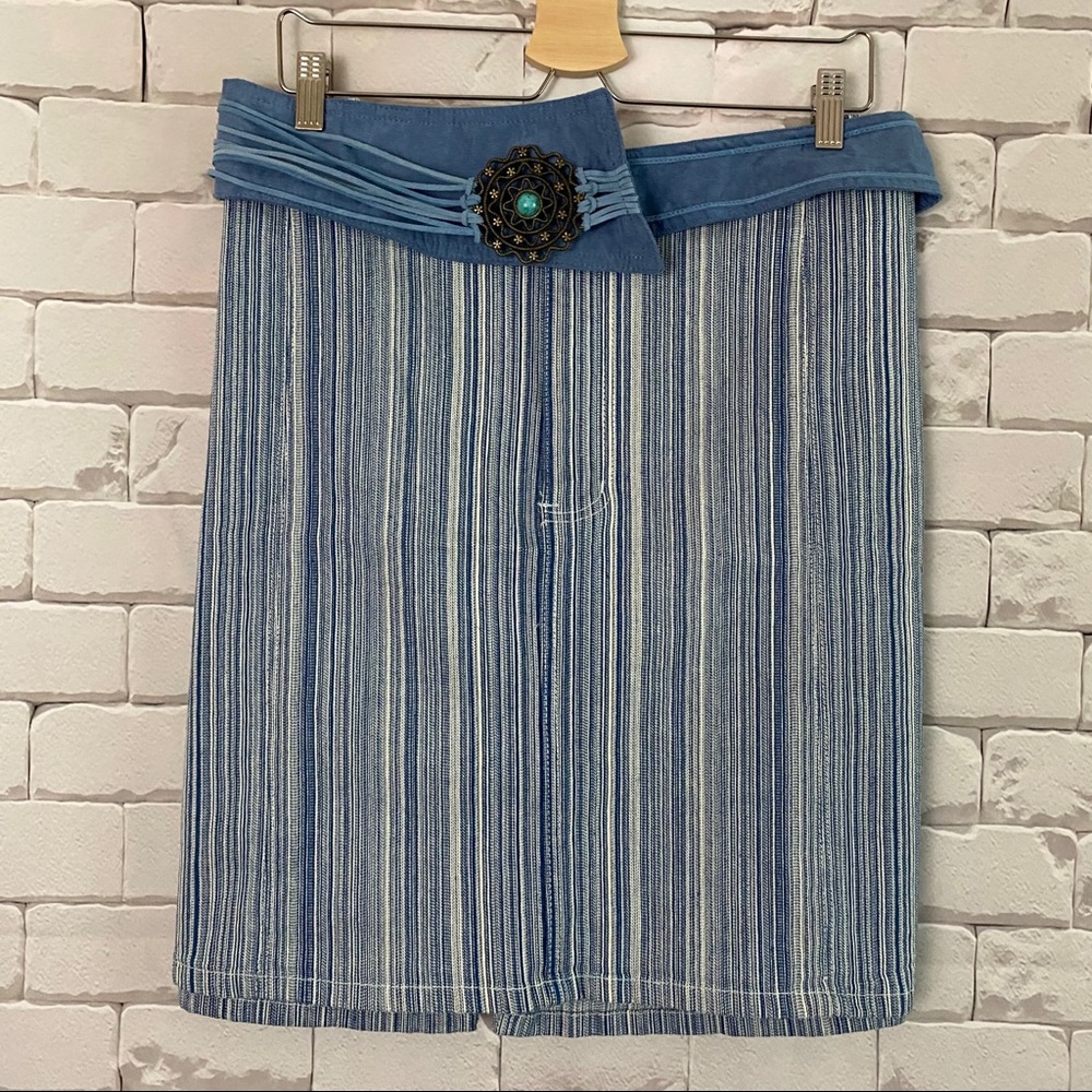 Revolt Jeans Denim Skirt with Belt Size 24